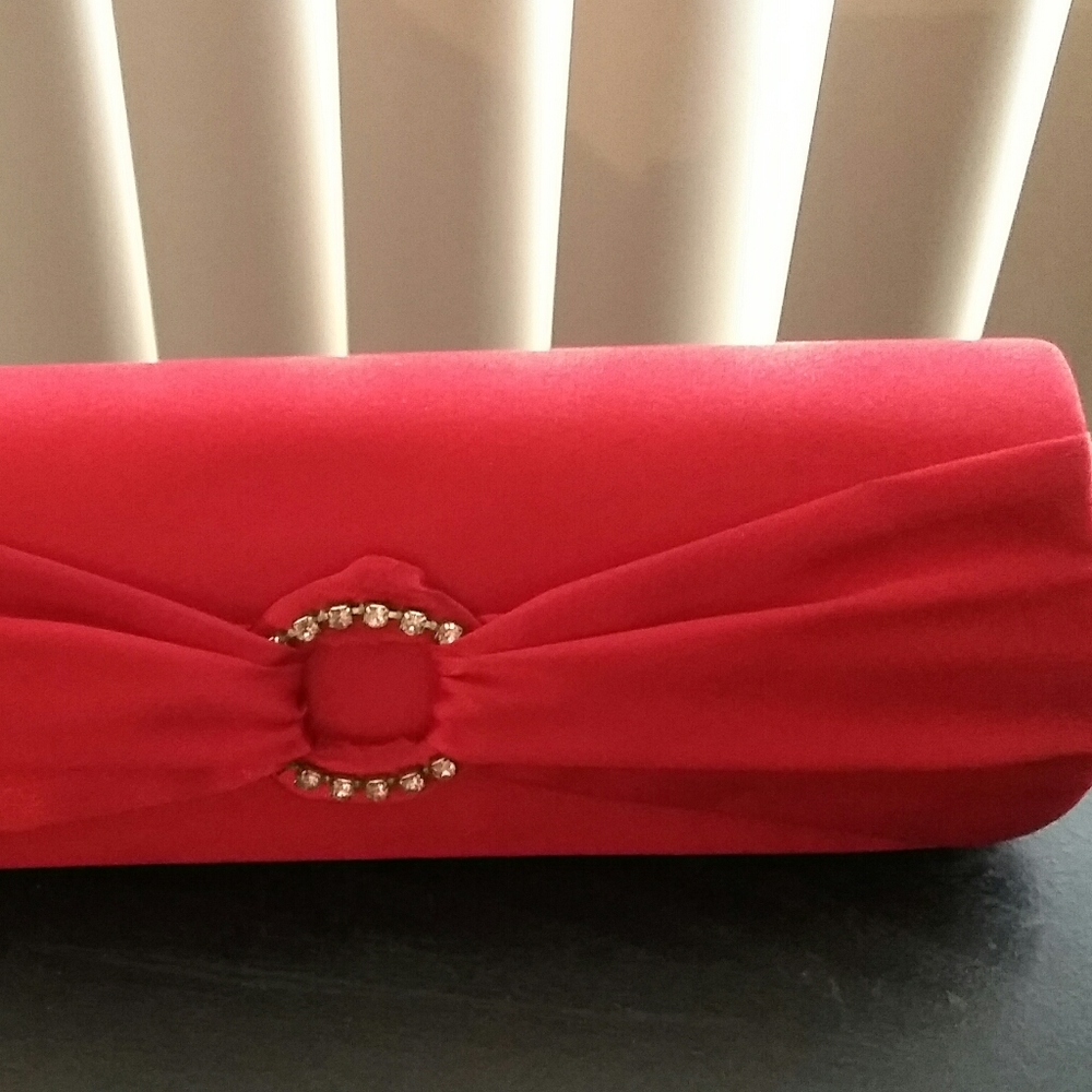 Satin clutch